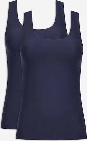 Chantelle - Camiseta térmica en azul: frente