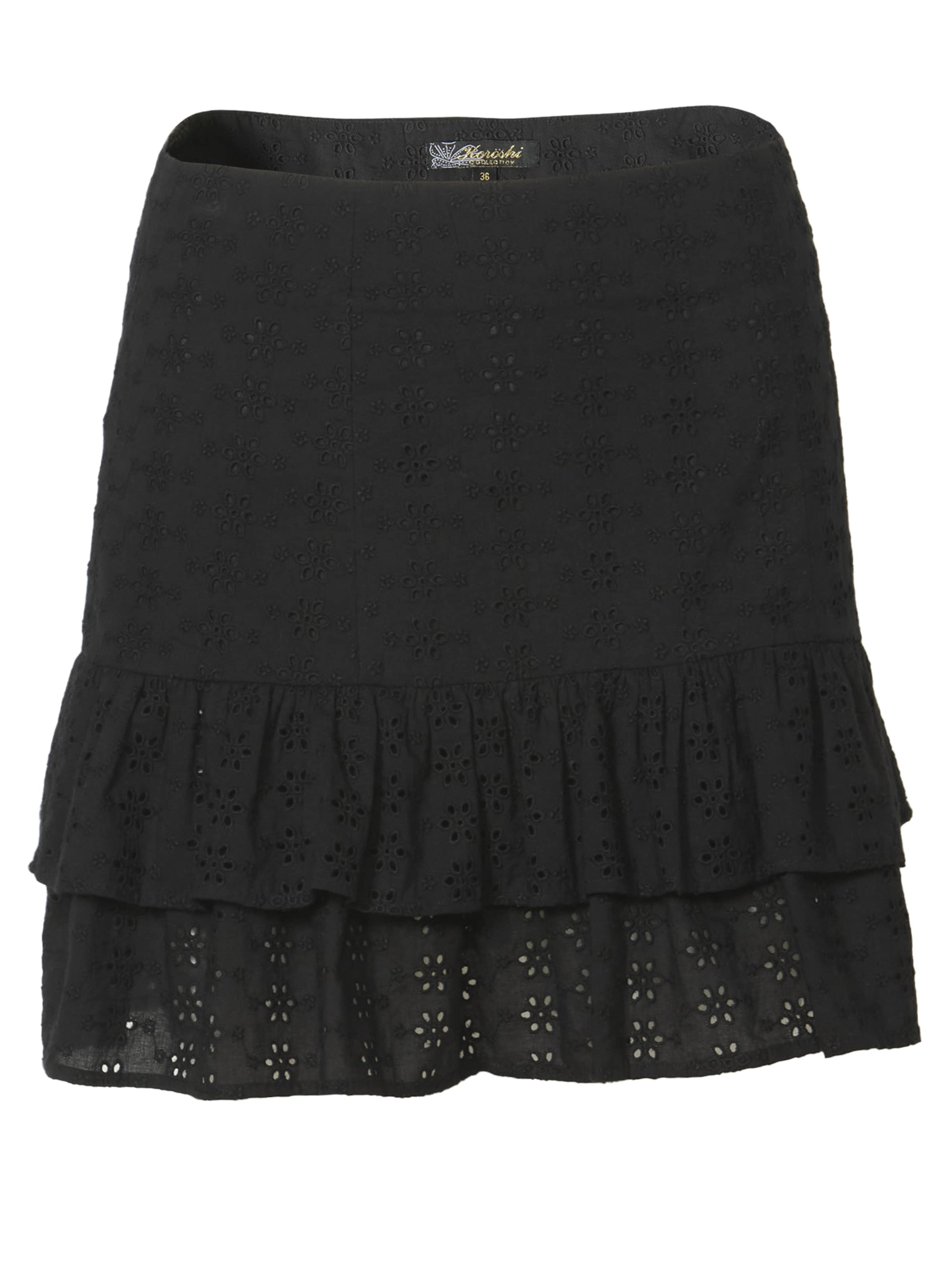 KOROSHI - Falda en negro: frente