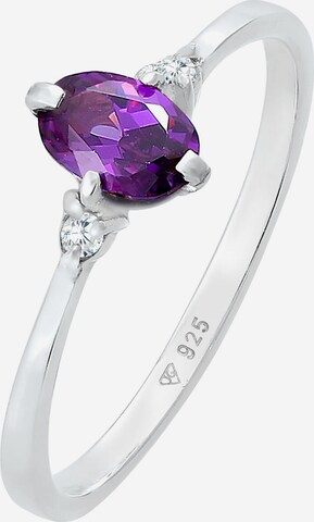 Bague ELLI en violet : devant