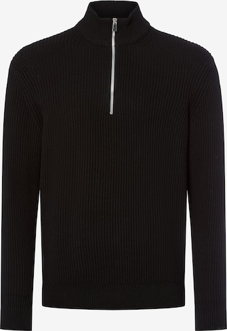 Nils Sundström Pullover in Schwarz: Vorderseite