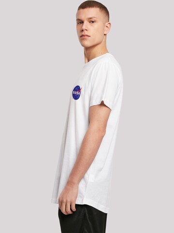 F4NT4STIC Shirt 'NASA Classic Insignia Chest Logo' in White
