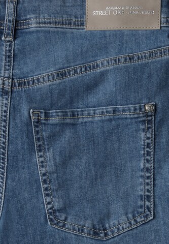 STREET ONE Loosefit Jeans in Blauw