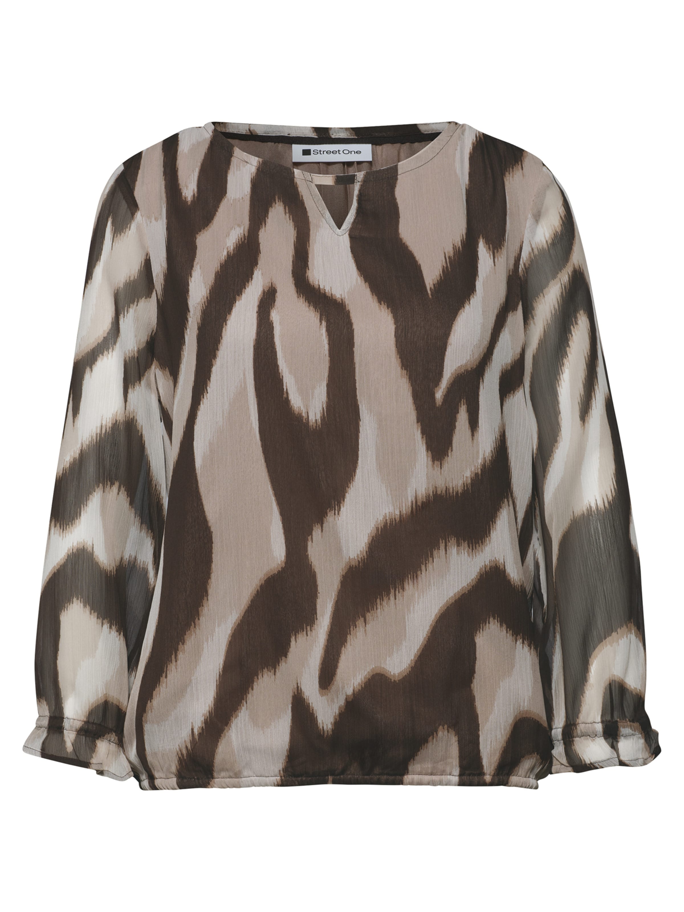 STREET ONE Blouse in Brown: front