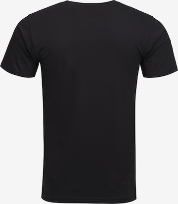 Mikon T-Shirt 'Herz' in Schwarz