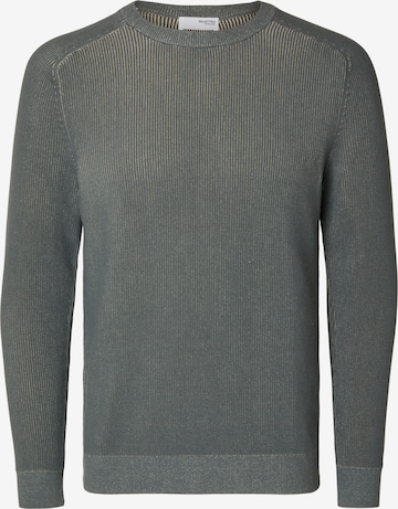 SELECTED HOMME Trui 'OWN' in Blauw: voorkant