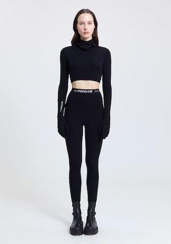 MONOSUIT Skinny Leggings in Zwart: voorkant