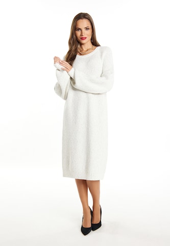 faina Knitted dress in White
