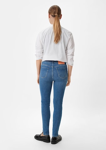 comma casual identity Skinny Jeans in Blauw: terug