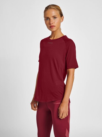 Hummel Functioneel shirt in Rood: voorkant