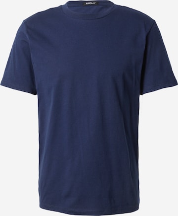 T-Shirt REPLAY en bleu : devant