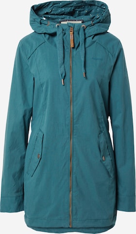 Ragwear Between-Seasons Coat in Green: front