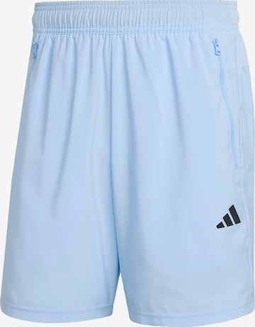 ADIDAS PERFORMANCE Sports trousers 'Train Essentials' in Blue: front