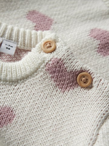 NAME IT Pullover 'NBFOANA ' i hvid