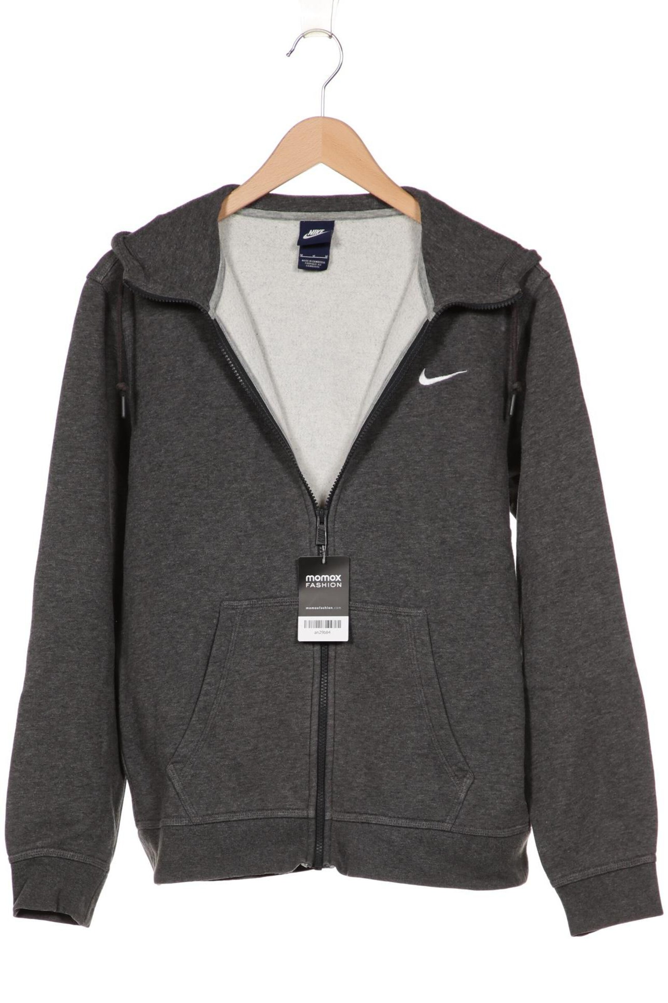 NIKE Sweatshirt & Zip-Up Hoodie in M in Grey: front