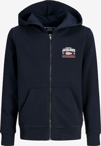 Giacca di felpa di Jack & Jones Junior in blu: frontale