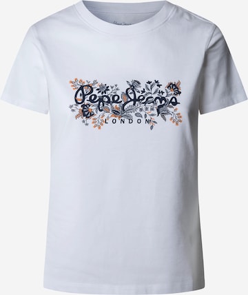 T-shirt 'Rosalind' Pepe Jeans en blanc : devant
