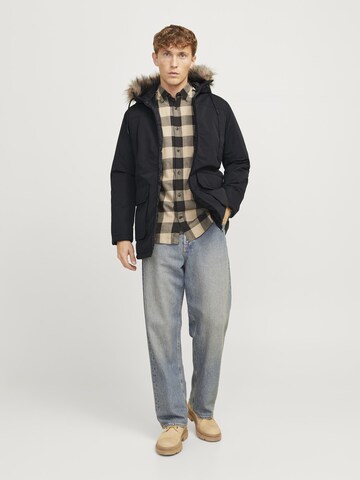JACK & JONES Winterparka in Zwart