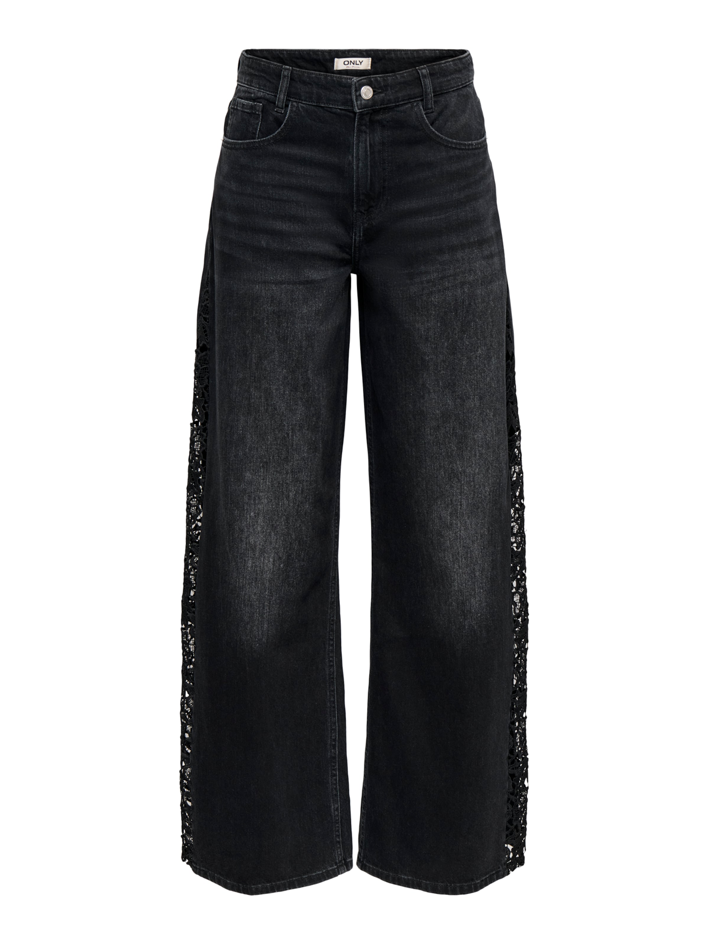 ONLY Wide leg Jeans 'ONLALANIS' in Black: front