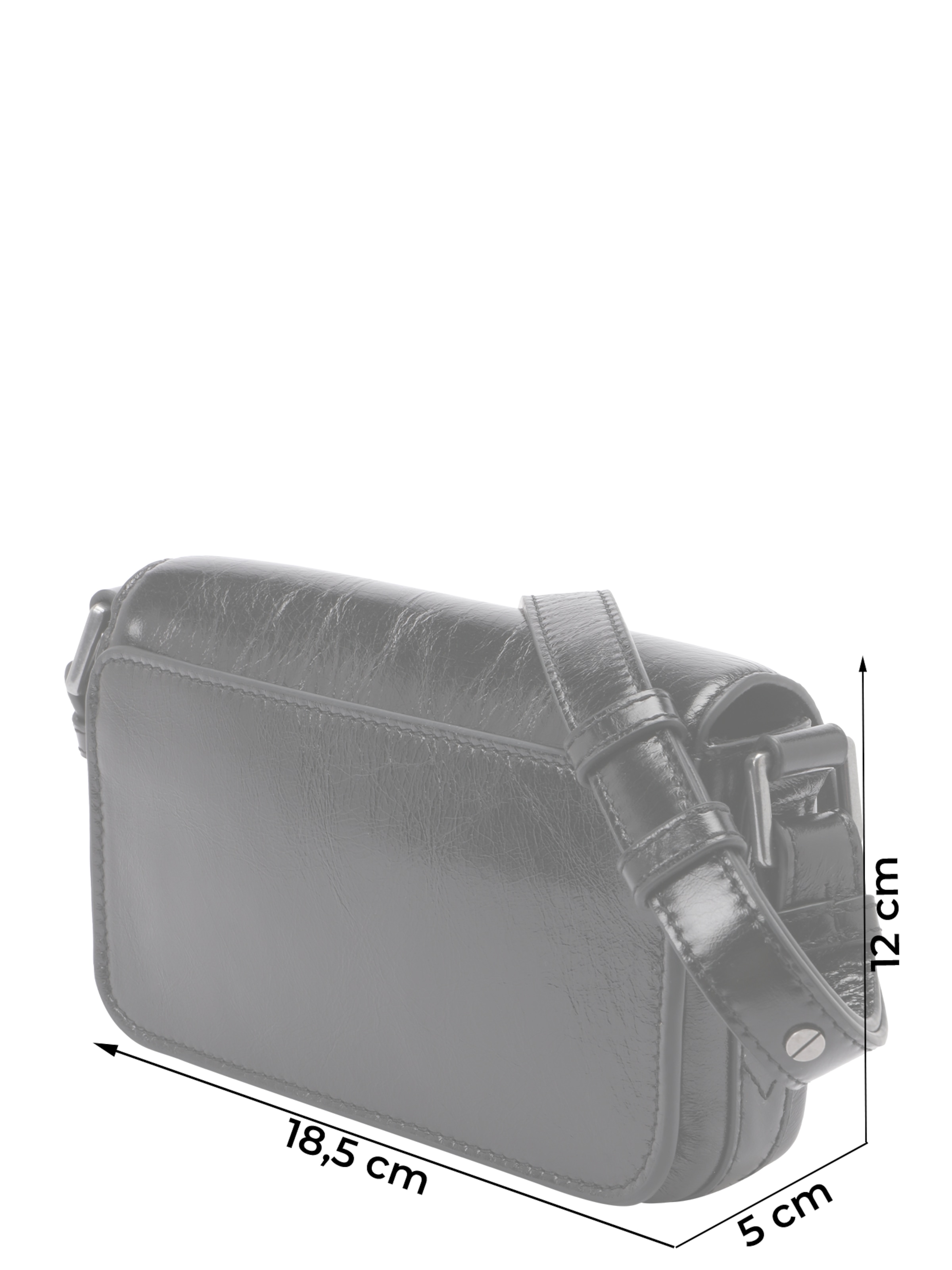 Zadig & Voltaire Axelremsväska 'ZAZI' i svart