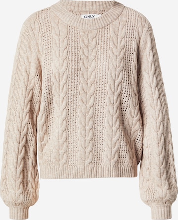 Pulover 'ONLRUBINA' de la ONLY pe bej: față