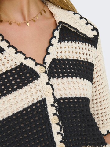 ONLY Gebreid vest 'ONLLucie' in Beige