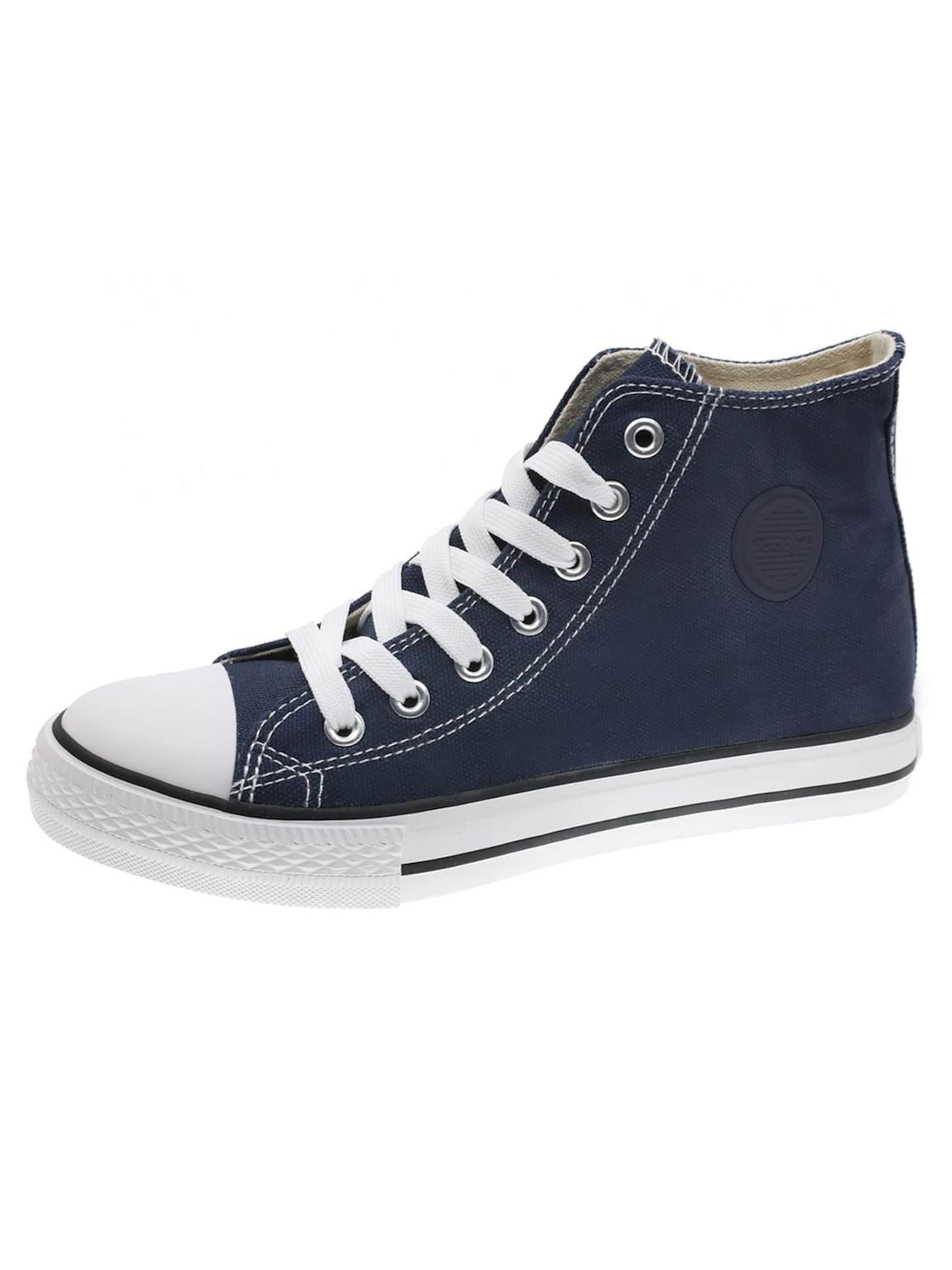 Sneaker 'Canvas Boot' di Beppi in blu: frontale