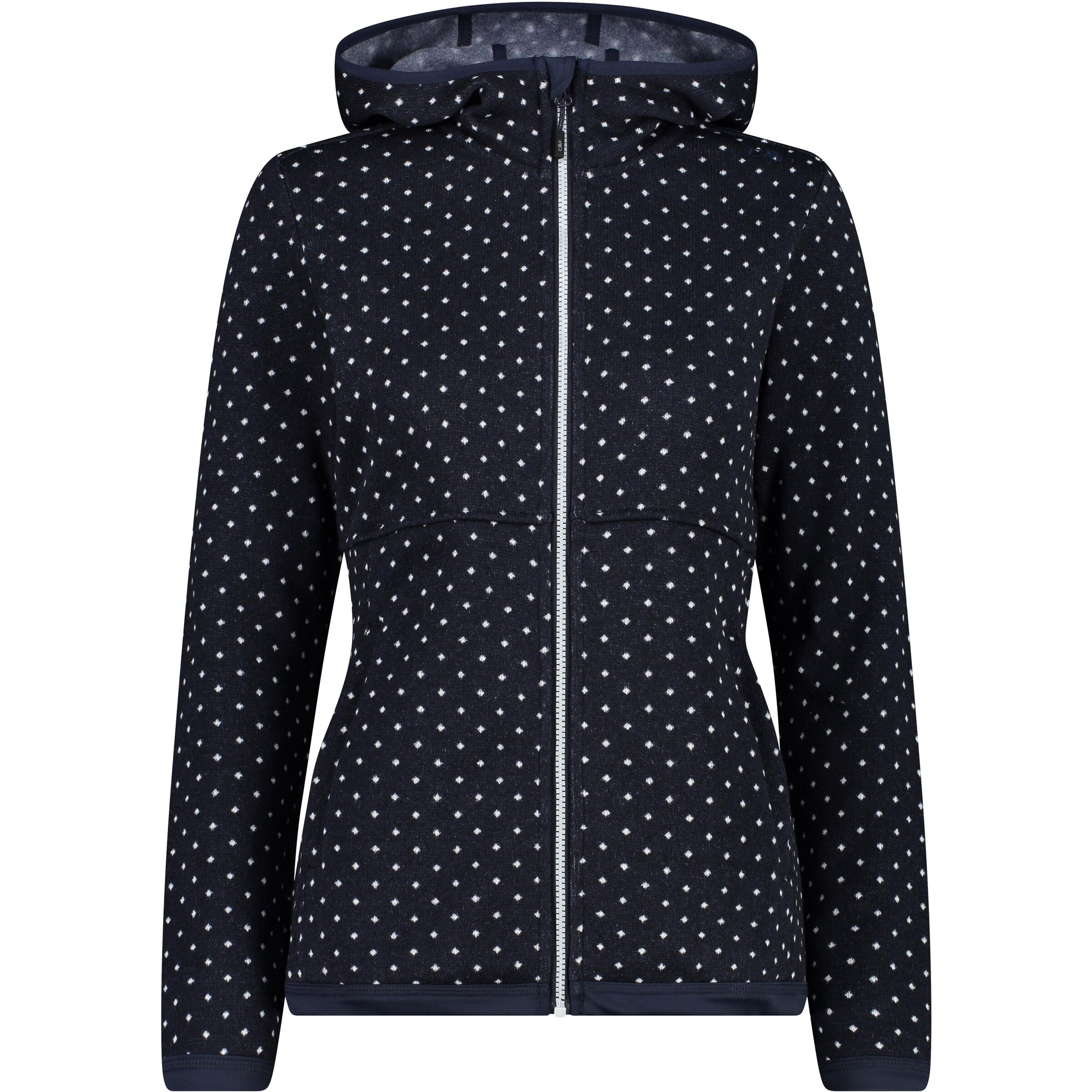 CMP Fleecejacke in Schwarz: Vorderseite