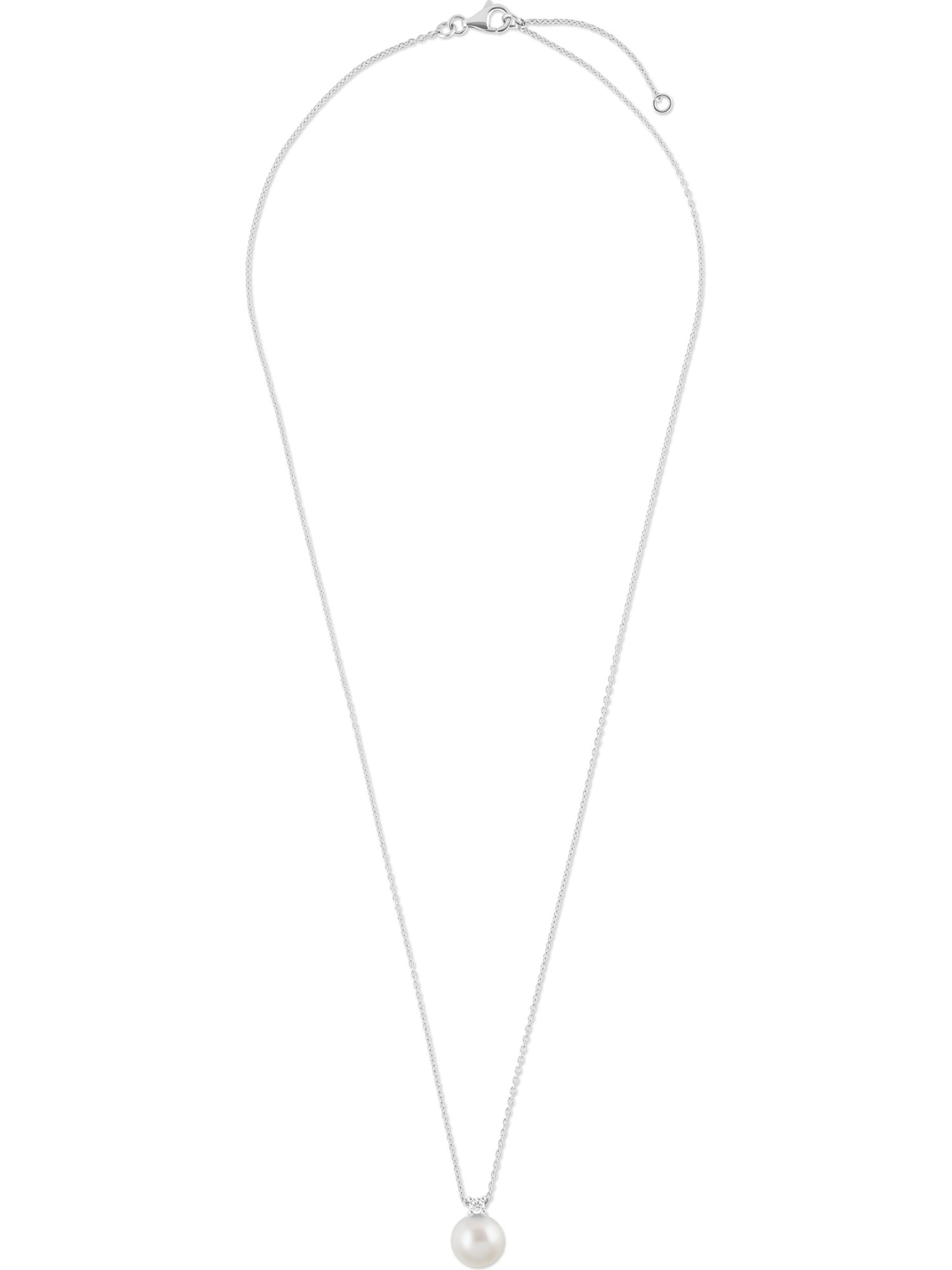 CHRIST Necklace in White: front
