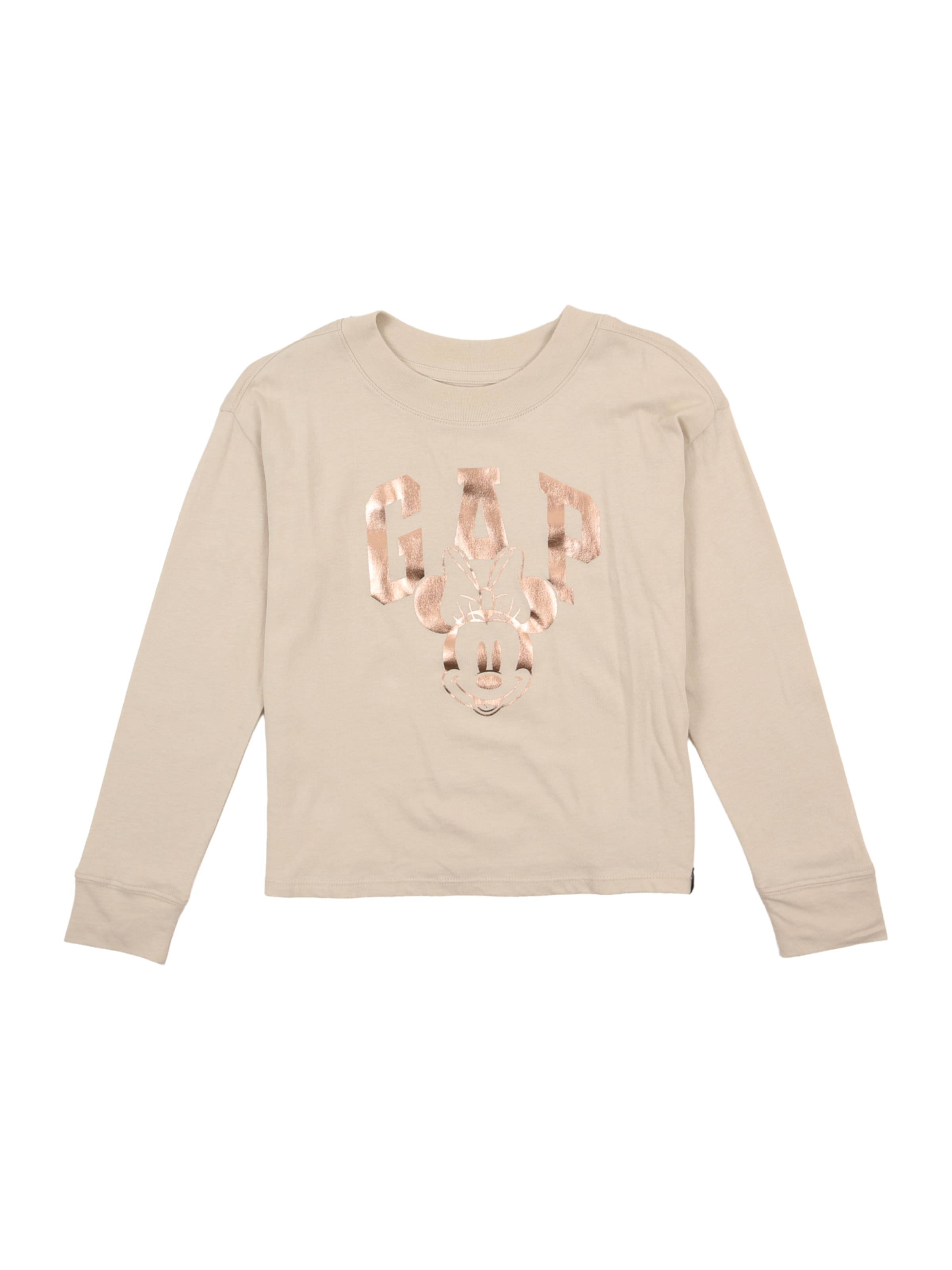 GAP Футболка 'V-FAMILY' в Коричневый: спереди