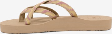 TEVA Zehentrenner in Beige: Vorderseite