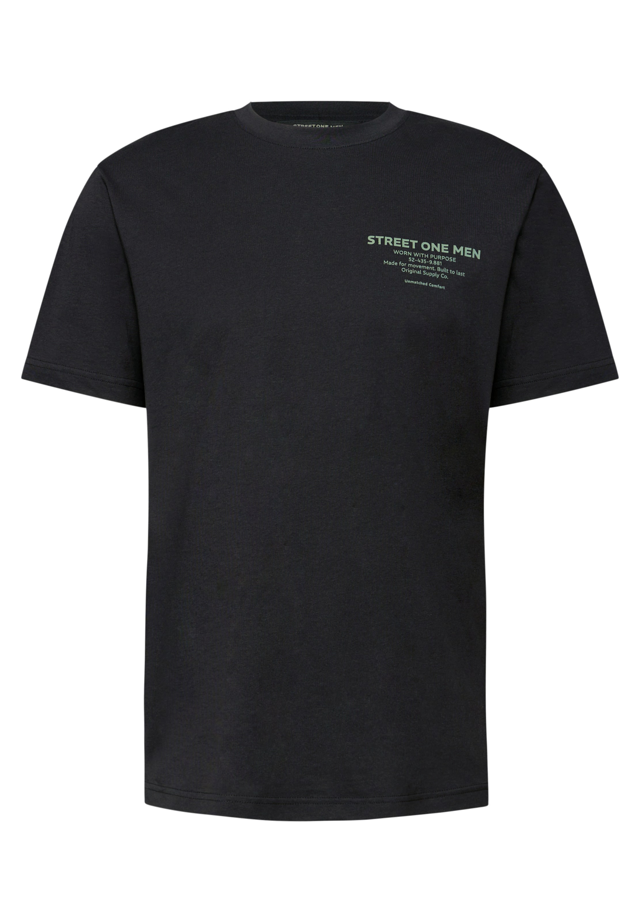 Street One MEN Shirt in Black: front