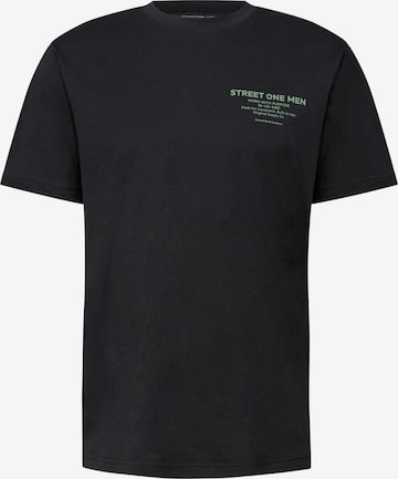 Street One MEN Shirt in Black: front