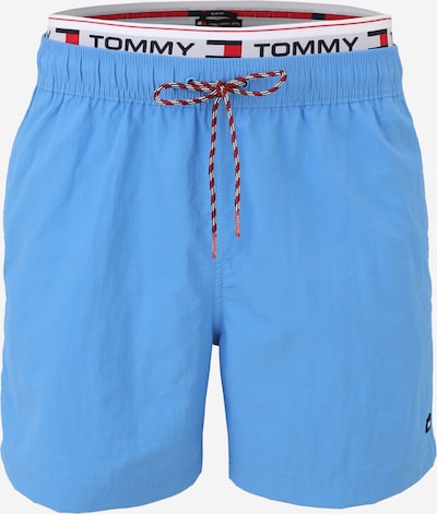 Tommy Hilfiger Underwear Shorts de bain en bleu marine / bleu ciel / rouge / blanc, Vue avec produit