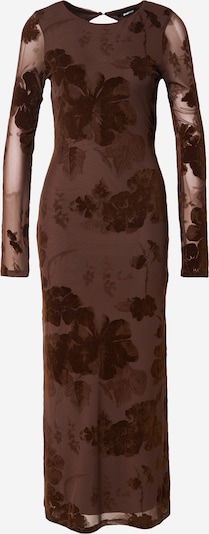 Vakarinė suknelė 'Burnout' iš Gina Tricot, spalva – šokolado spalva / tamsiai ruda, Prekių apžvalga