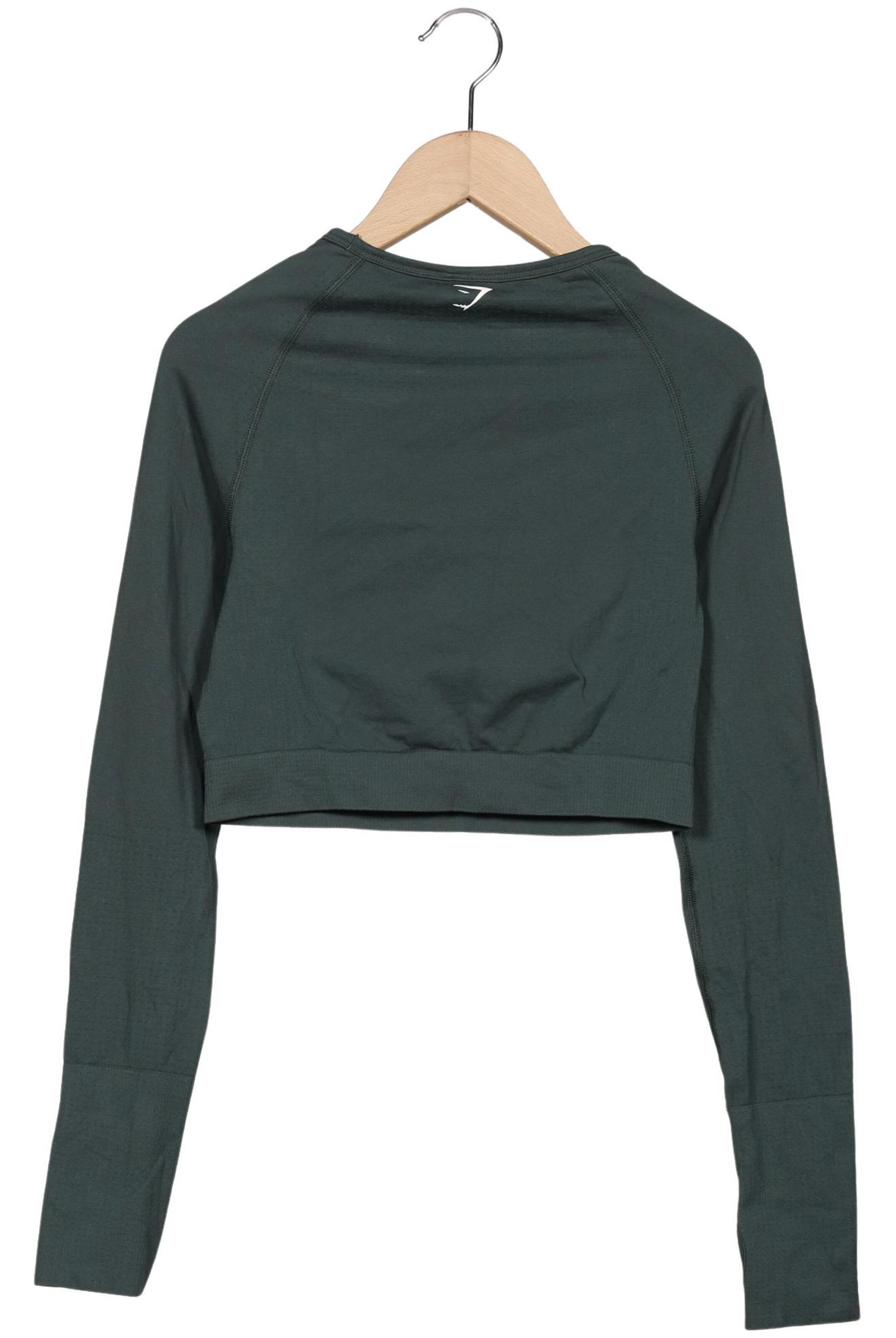 GYMSHARK Langarmshirt M in Grün