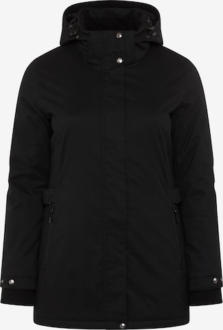 POLARINO Winter Parka in Black: front