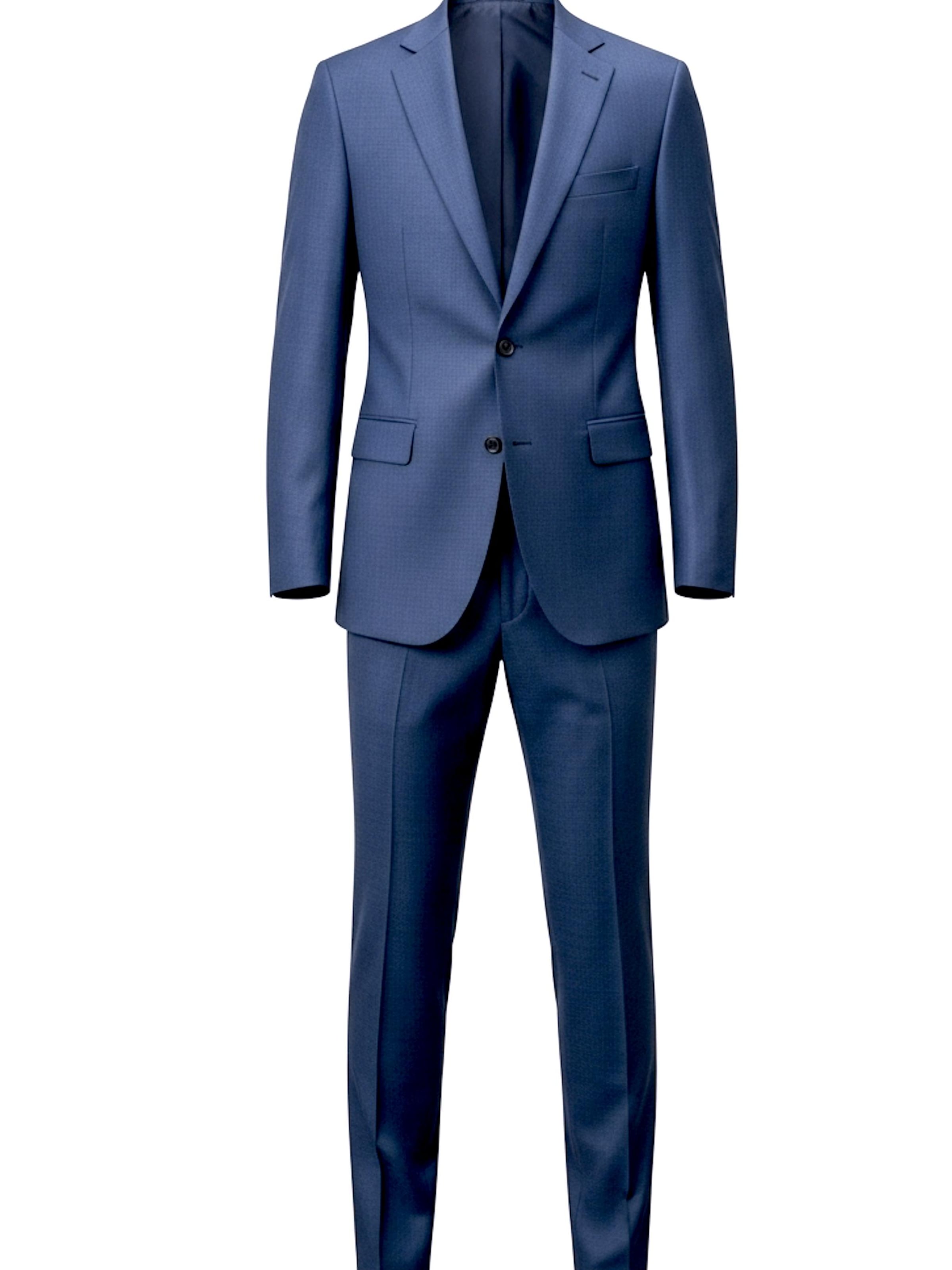 Keskin Collection Skinny Anzug 'Anzug 2 teilig Slim Fit viele Farben'‌‌‌‌‌‌‌‌‌ in Blau: Vorderseite