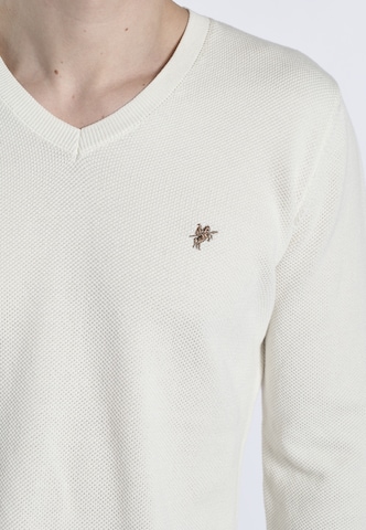 DENIM CULTURE Sweater 'ROMEO' in White