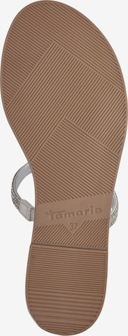 TAMARIS Pantolette i silver