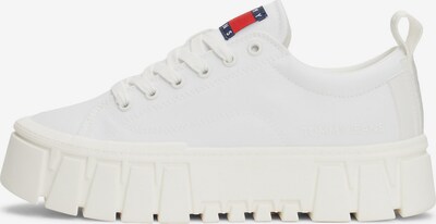 Tommy Jeans Sneaker in ecru / dunkelblau / knallrot / weiß, Produktansicht