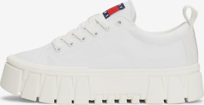 Tommy Jeans Sneaker in ecru / dunkelblau / knallrot / weiß, Produktansicht