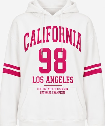 Worldclassca Oversized Sweater 'California 98' in White: front