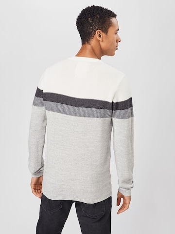 Key Largo Regular Fit Pullover 'Hansi' in Grau