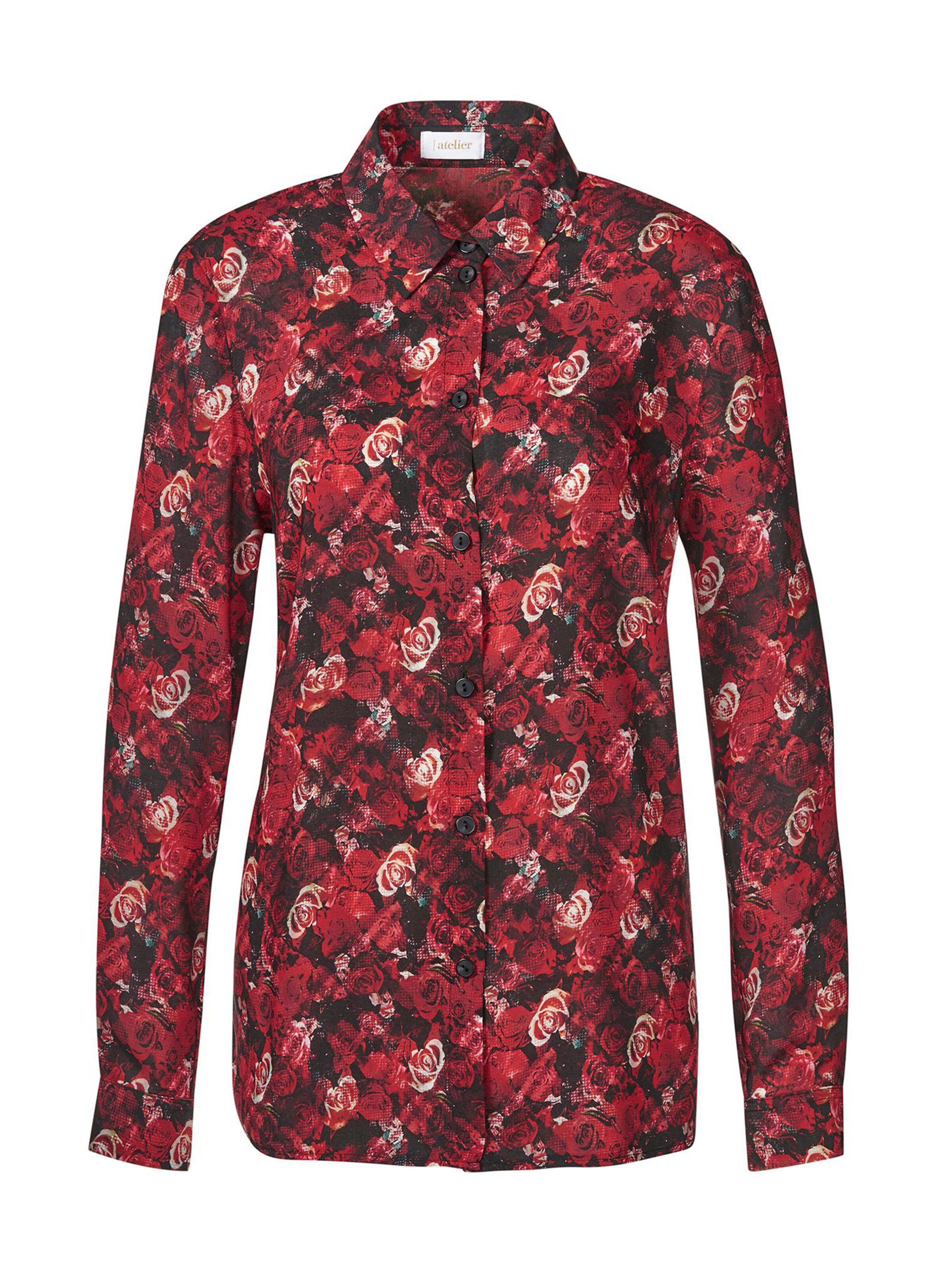 Goldner Blouse in Rood: voorkant