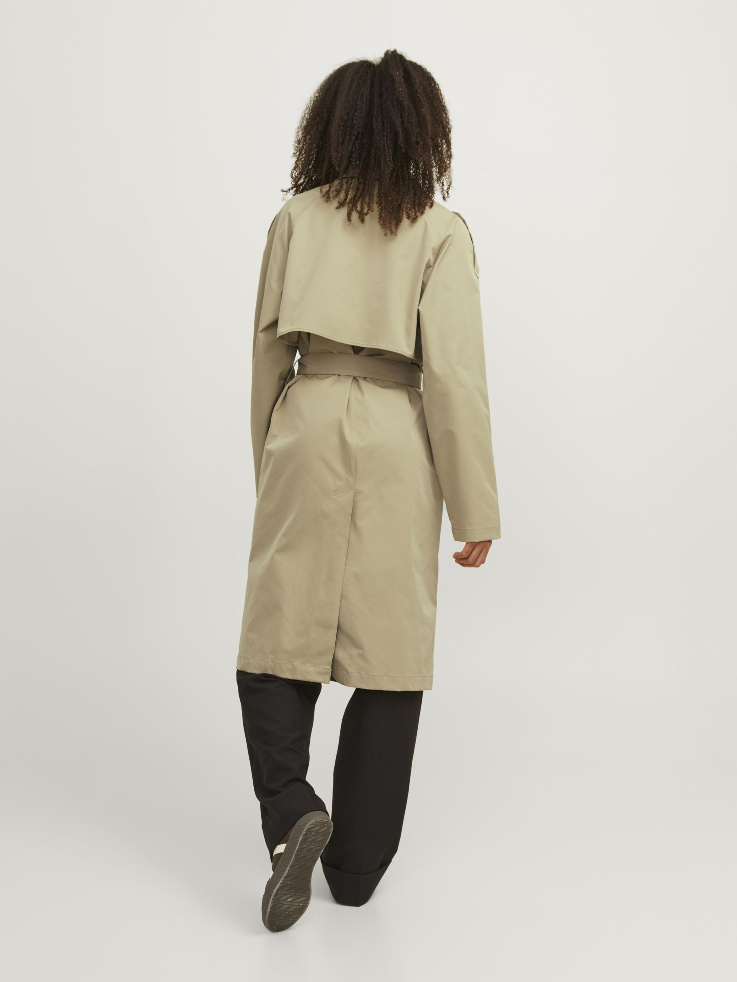 JJXX Between-Seasons Coat 'SOPHI' in Dark Beige | ABOUT YOU