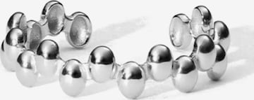 hiBALI Fußschmuck 'Twist Toe' in Silber: Vorderseite