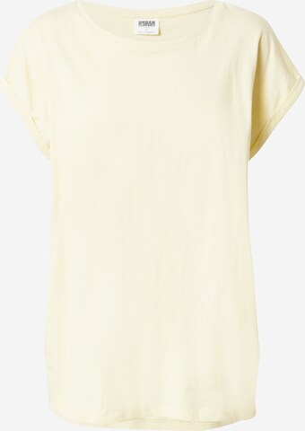 Urban Classics - Camisa em amarelo: frente