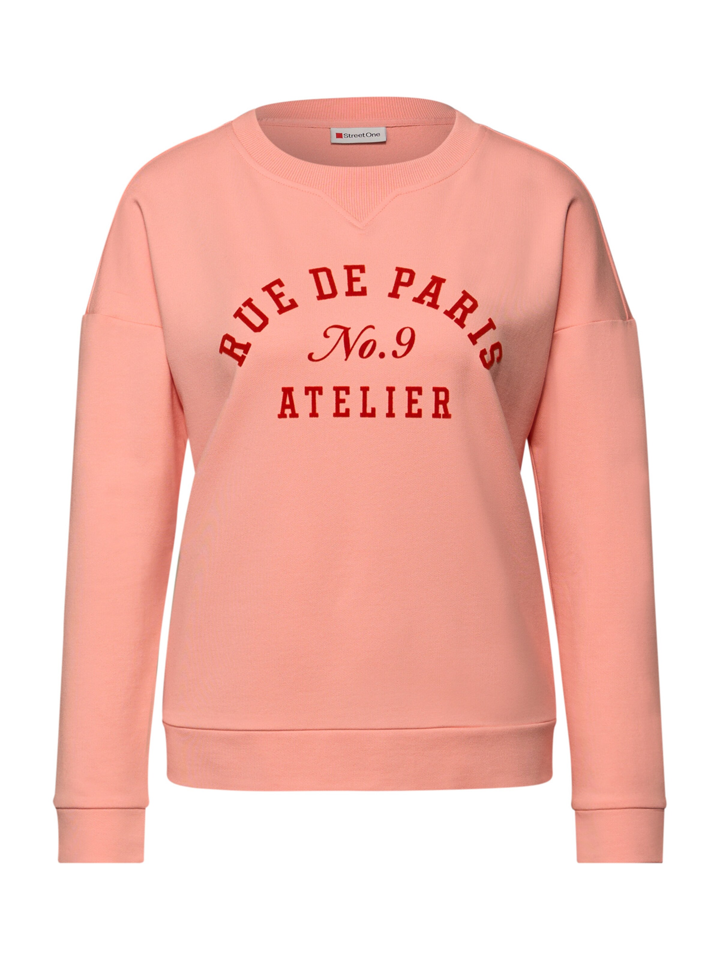 STREET ONE Sweatshirt in Orange: Vorderseite