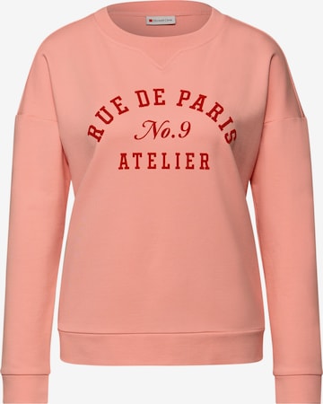 STREET ONE Sweatshirt in Orange: Vorderseite