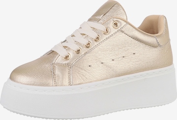 Ital-Design Sneakers in Gold: front